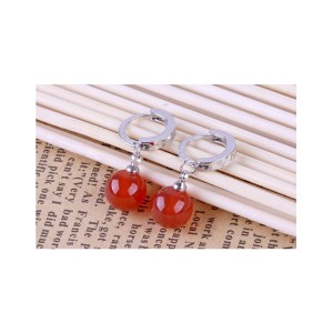 Aretes Bola Roja