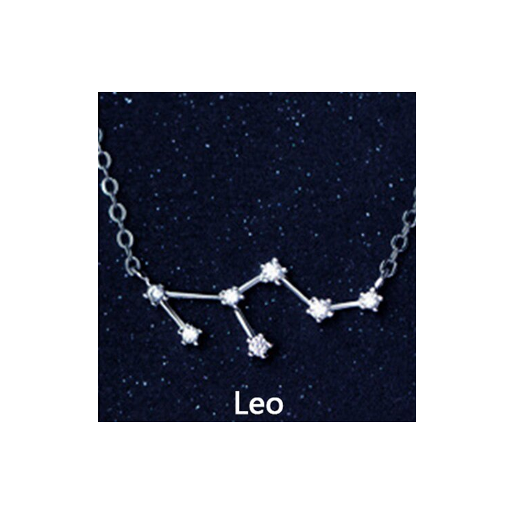 Collar con dije constelaciones zodiaco en plata