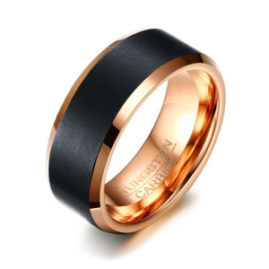 Argolla para hombre en tungsteno