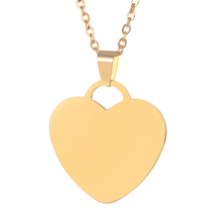 Regalo para mamá creativo corazón grabado en acero inoxidable