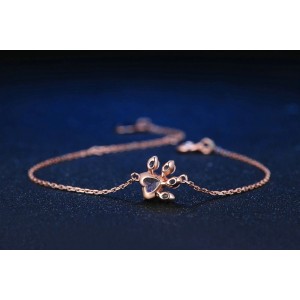 Set de plata garra de perro en cuarzo