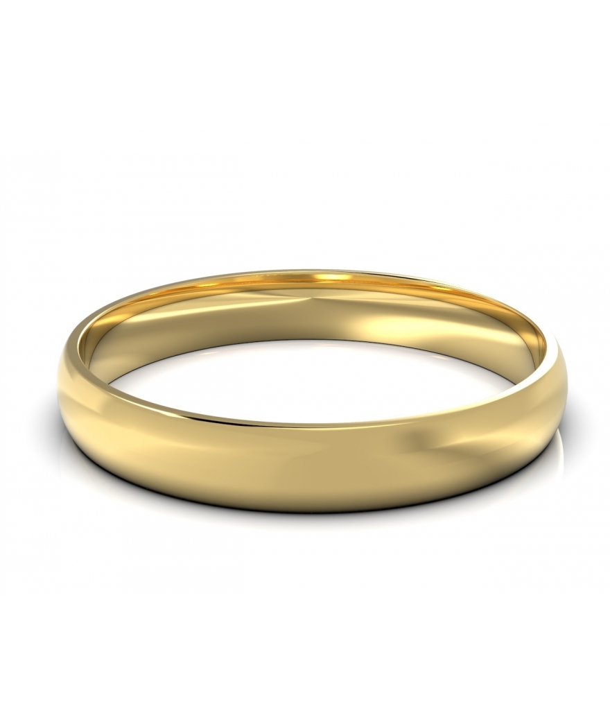 Argollas de matrimonio clásicas en oro