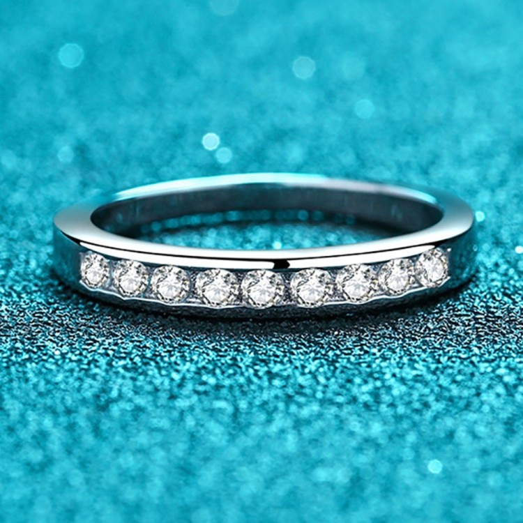 Argollas de matrimonio en plata Babilonia corte asimétrico