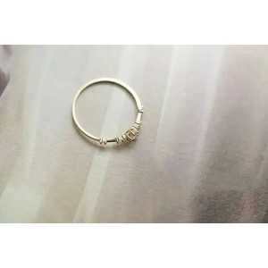 Anillo de compromiso en oro 14k