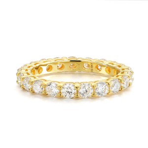 Argollas de matrimonio aurora dual con chapado en oro de 18k