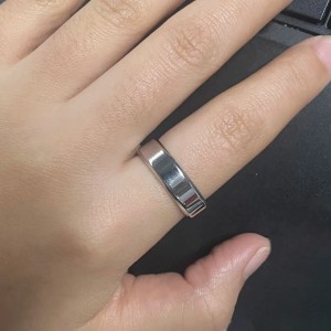Argolla en plata para hombre - argolla clásica plateada - joyas en plata