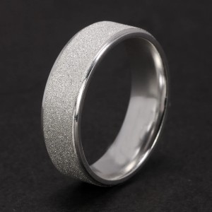 Argolla en plata para hombre - argolla clásica plateada - joyas en plata