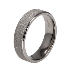 Argolla en plata para hombre - argolla clásica plateada - joyas en plata