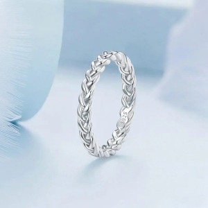 Argolla en plata para hombre - argolla clásica plateada - joyas en plata