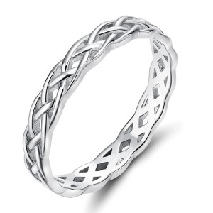 Argolla en plata para hombre - argolla clásica plateada - joyas en plata