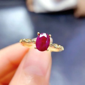 Anillo de compromiso en plata con moissanita - anillo para boda en plata