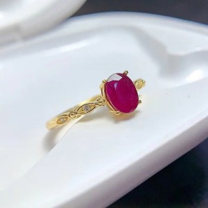 Anillo de compromiso en plata con moissanita - anillo para boda en plata