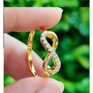 Anillo de compromiso en plata con moissanita - anillo para boda en plata