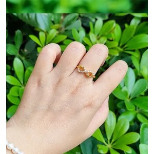 Anillo de compromiso en plata con moissanita - anillo para boda en plata