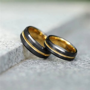 Argollas de matrimonio en tugnsteno - anillos de bodas  - sortijas bodas