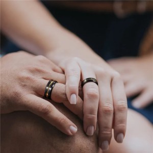 Argollas de matrimonio en tugnsteno - anillos de bodas  - sortijas bodas