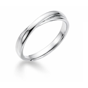 Argolla en plata para hombre - argolla clásica plateada - joyas en plata