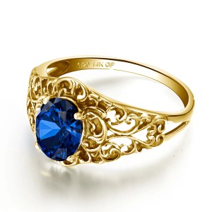 Anillo de compromiso en plata con moissanita - anillo para boda en plata