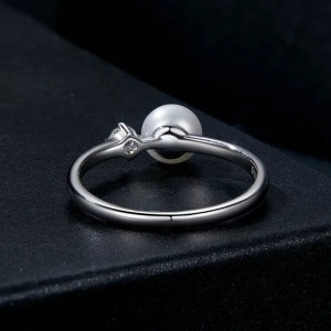 Anillo de compromiso en plata y opalos - anillo promesa